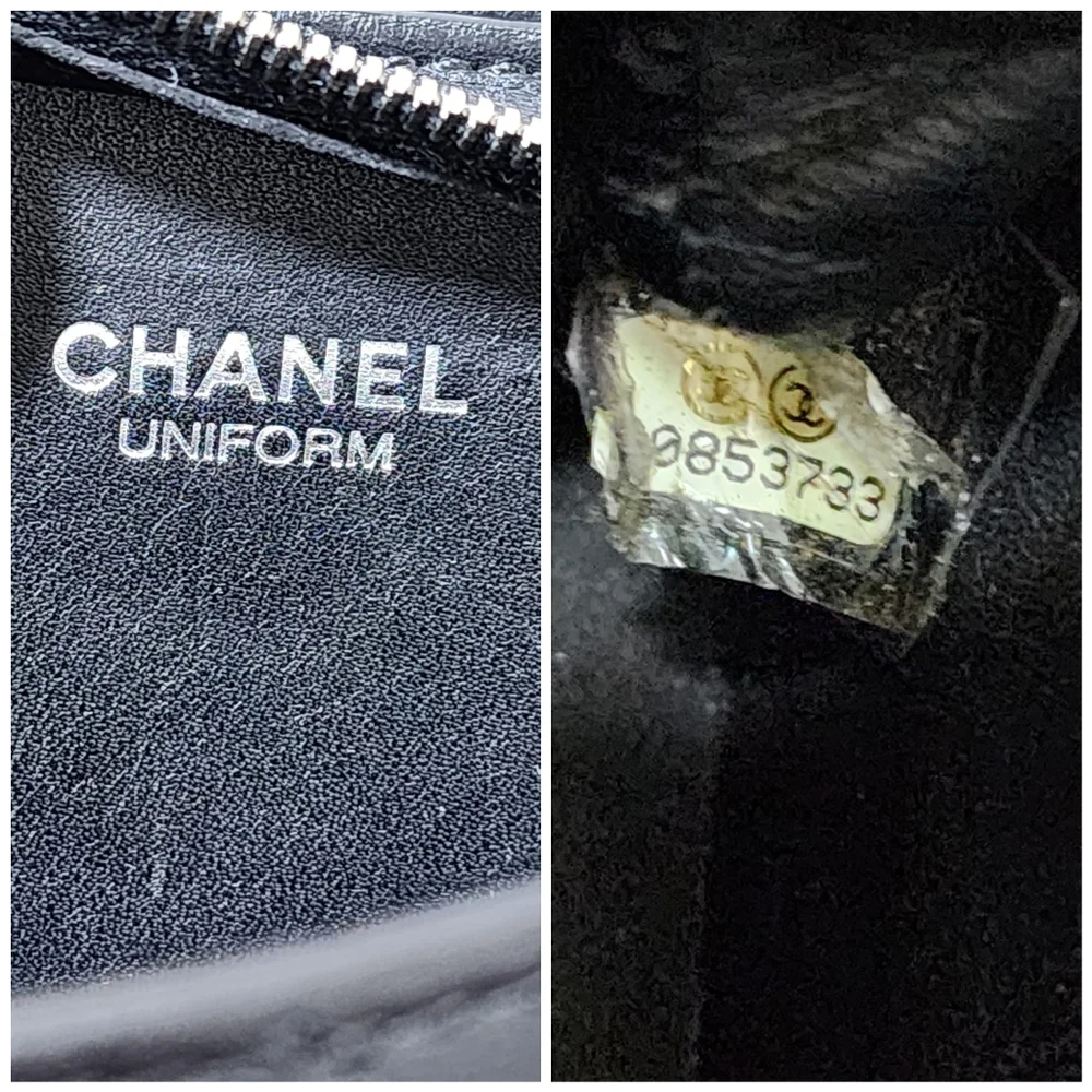 Chanel 2014 Uniform Quilted Bum/Waist Bag Black